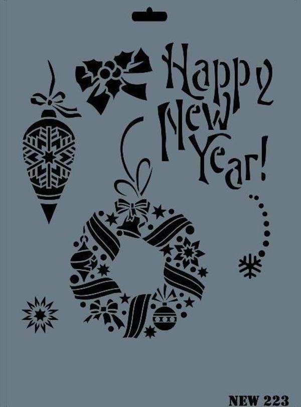 Rich New Seri N-223 Stencil 35x25 cm - Image 1