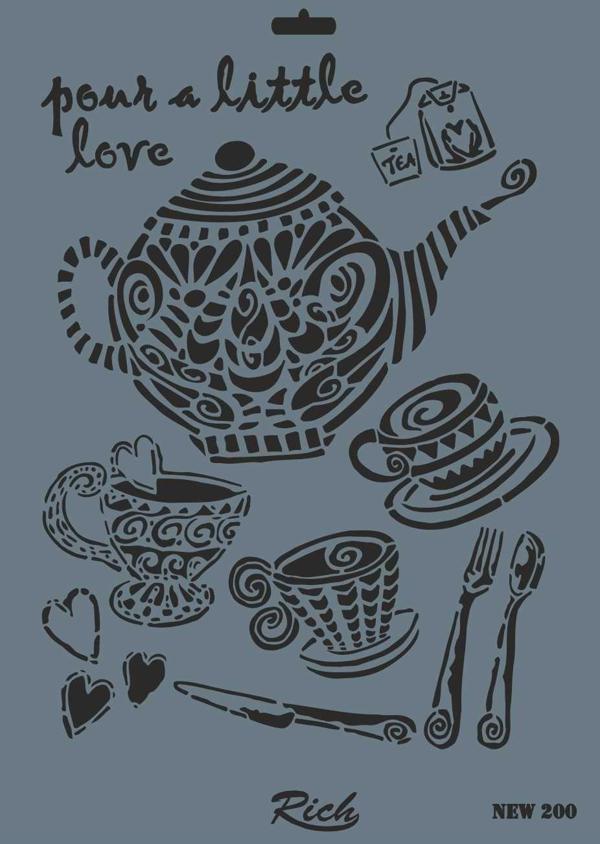 Rich New Seri N-200 Stencil 35x25 cm - Image 1
