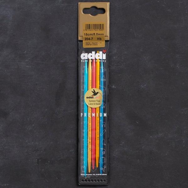 Addi Colibri 5mm 15cm Renkli Çorap Şişi - 204-7 - Image 1