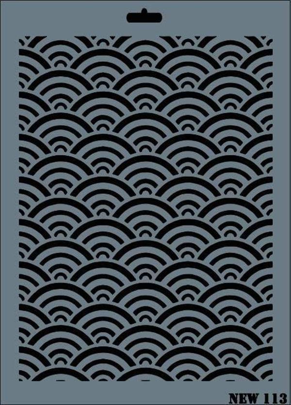 Rich New Seri N-113 Stencil 35x25 cm - Image 1