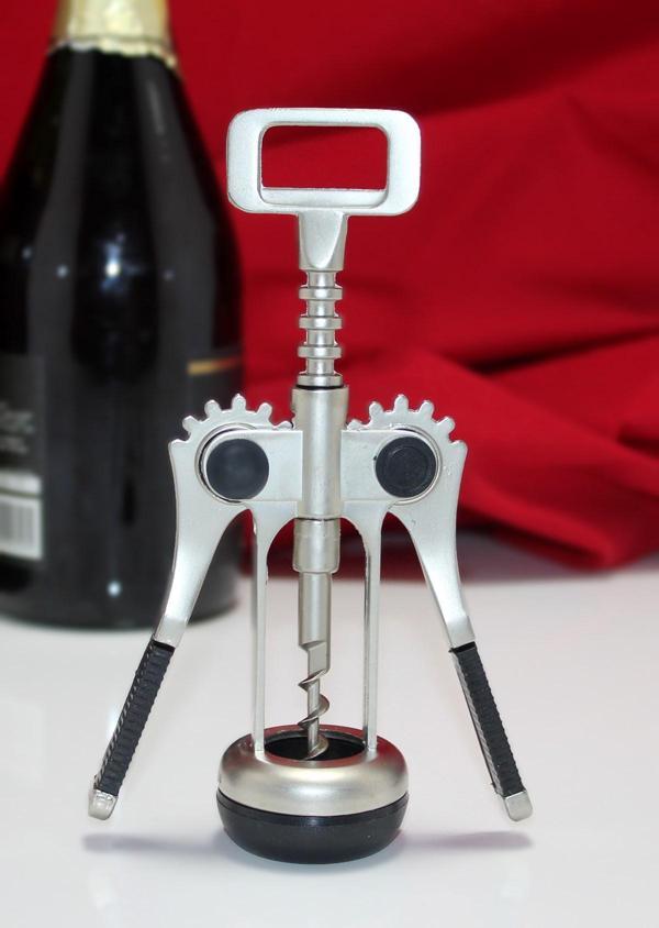 Paslanmaz Çelik Tirbuşon Şarap Açacağı Model 4 - Image 1