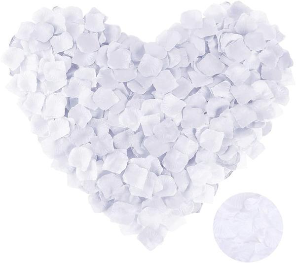 Beyaz Renk Gül Yaprağı - 1 Paket 100 Adet - Image 1