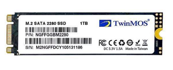 1 TB TWINMOS M.2 2280 SATA3 580/550 NGFFGGBM2280 - Image 1