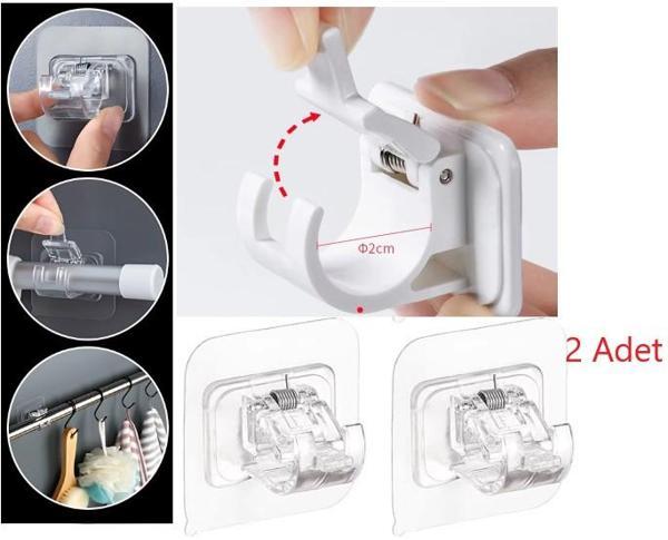 Yaylı Boru ve Kablo Düzenleyici Halka Kendinden Yapışkanlı 2 li - Image 1