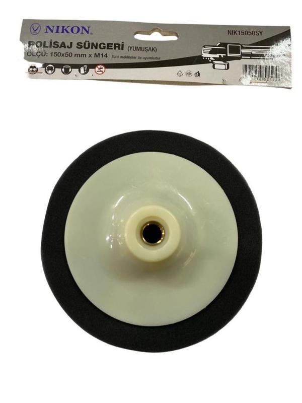 Nikon 15050SY Polisaj Süngeri 150 mm Siyah Yumuşak - Image 1