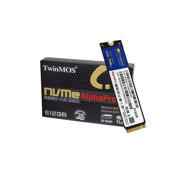 512 GB TWINMOS M.2 PCIE NVME 3600/3250 NVMe512GB2280AP - Image 1