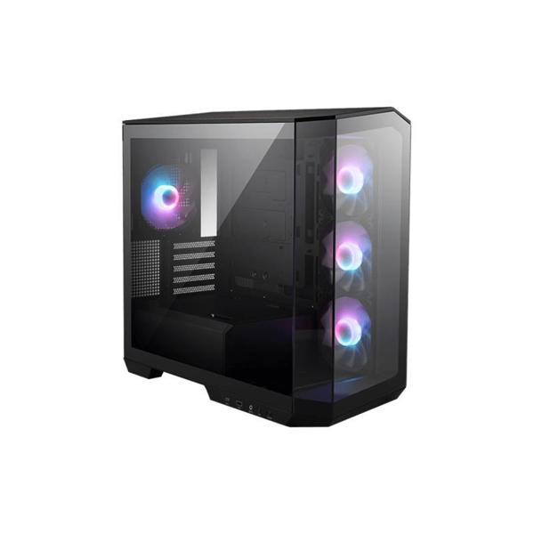 MSI MAG PANO M100R PZ TEMPERLİ CAM ARGB PSU YOK 3X120MM 1X120MM FAN GAMING BİLGİSAYAR KASASI SİYAH - Image 1