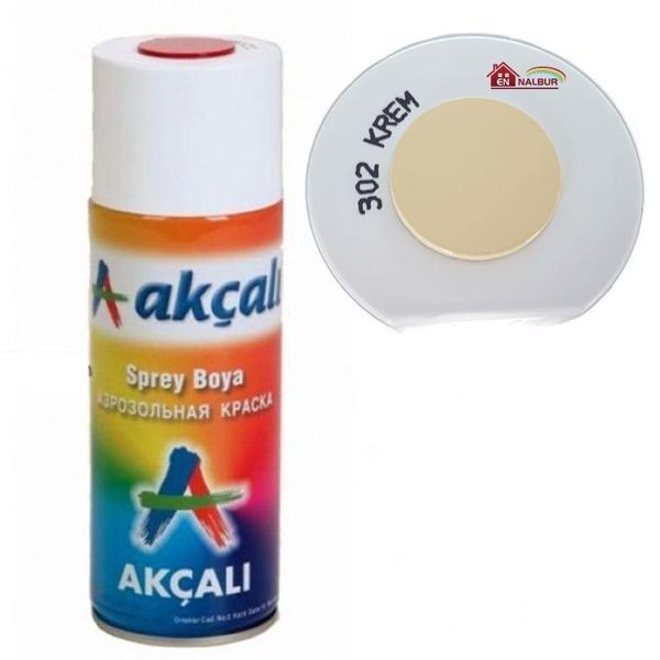Akçalı Sprey Boya 400 ml 302 Krem - Image 1