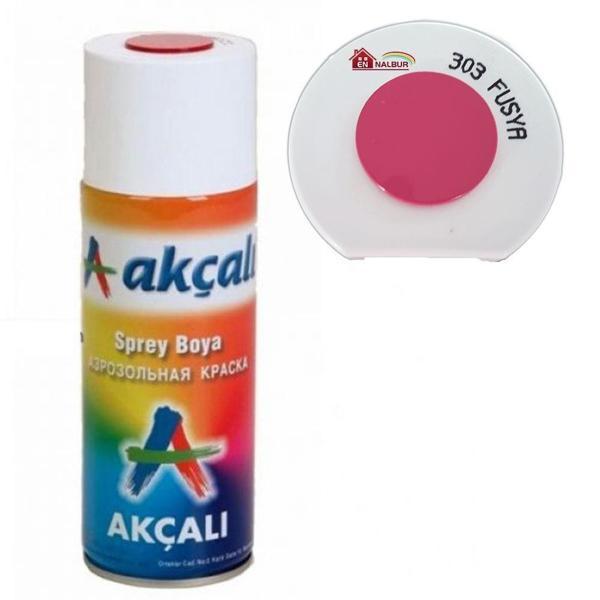 Akçalı Sprey Boya 400 ml 303 Fuşya - Image 1