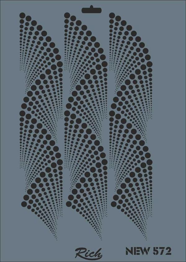 Rich New Seri N-572 Stencil 35x25 cm - Image 1