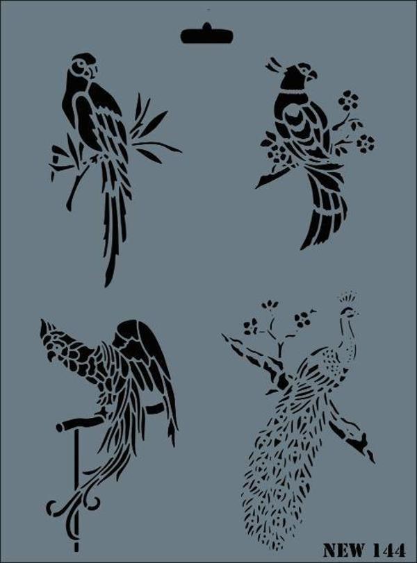 Rich New Seri N-144 Stencil 35x25 cm - Image 1
