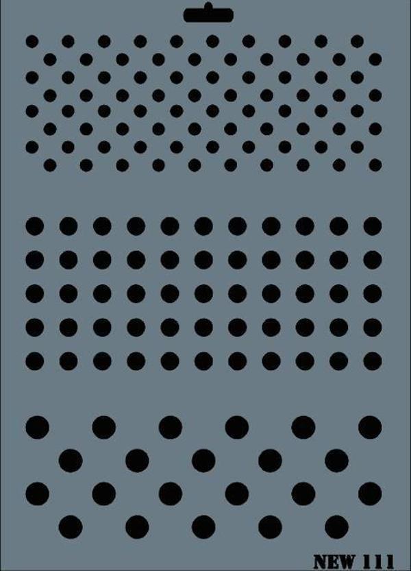 Rich New Seri N-111 Stencil 35x25 cm - Image 1