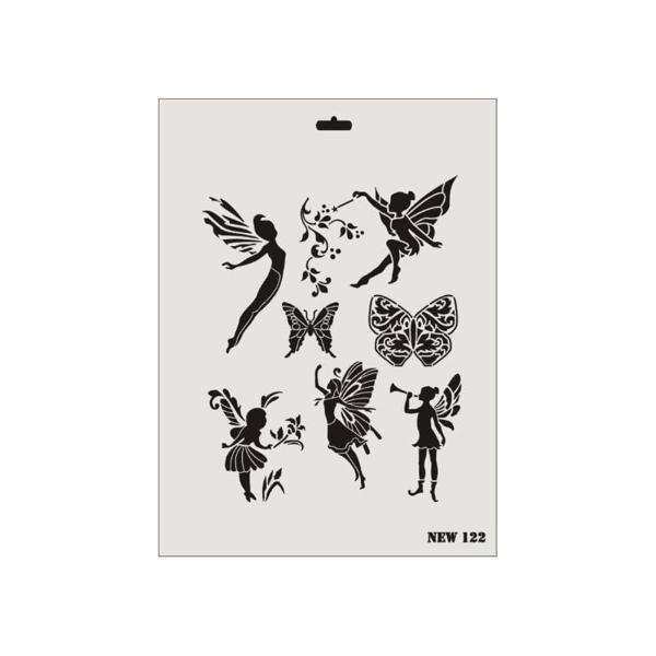 Rich New Seri N-122 Stencil 35x25 cm - Image 1