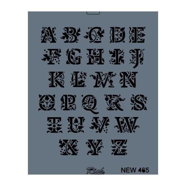 Rich New Seri N-465 Stencil 35x25 cm - Image 1