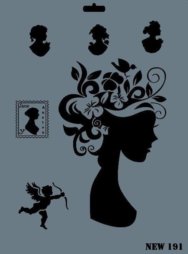 Rich New Seri N-191 Stencil 35x25 cm - Image 1