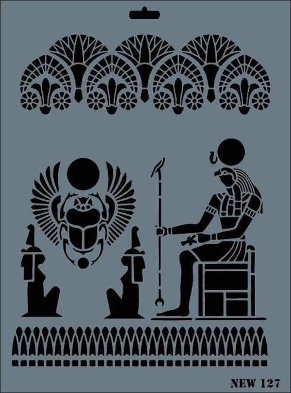 Rich New Seri N-127 Stencil 35x25 cm - Image 1