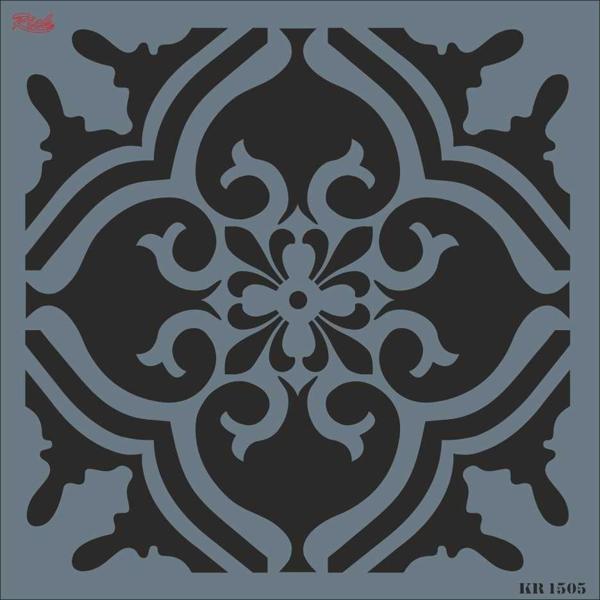 Rich KR 1505 Fayans Stencil 30X30 cm - Image 1