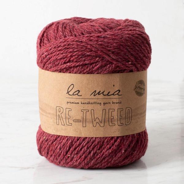 La Mia Re-Tweed Bordo Melanj El Örgü İpi - L189 - 34402 - Image 1