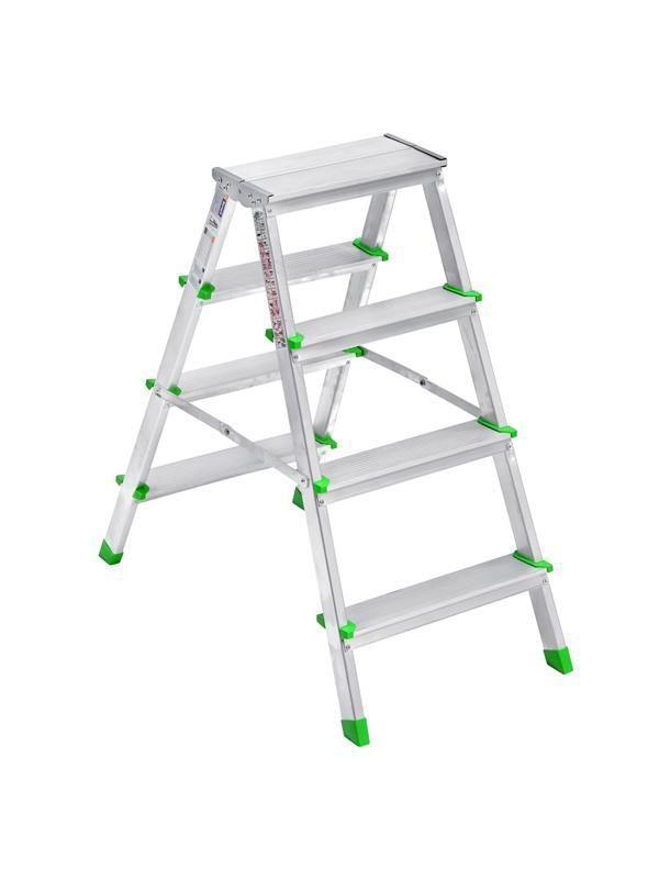 SM Saraylı 4+4 Çift Taraflı Alüminyum Merdiven - Image 1