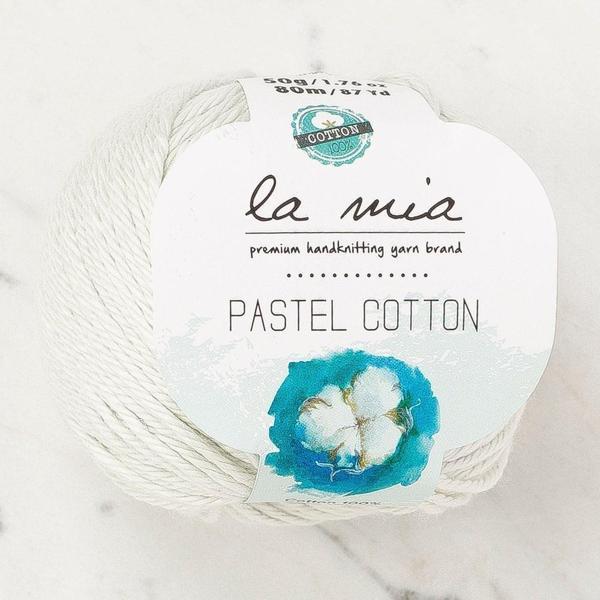La Mia Pastel Cotton Uçuk Yeşil El Örgü İpi - L176 - 33953 - Image 1