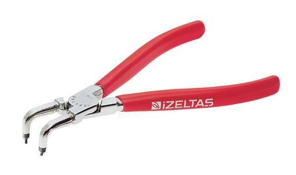 İzeltaş 3331 İç Segman Pensi 130 mm Yaysız Eğri - Image 1