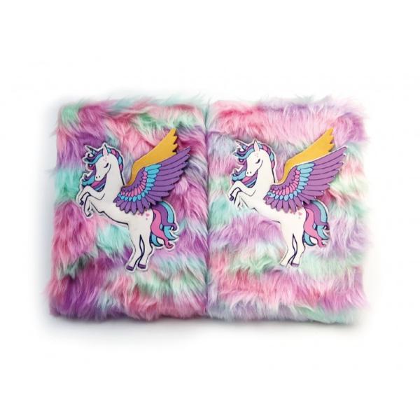 Unicorn Tasarımlı Peluş Hatıra Defteri - Image 1