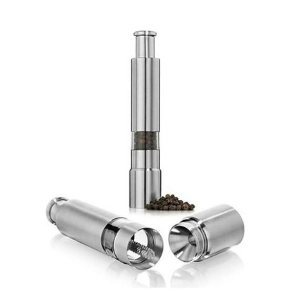 Paslanmaz Çelik Otomatik Basmalı Baharat Öğütücü - Image 1