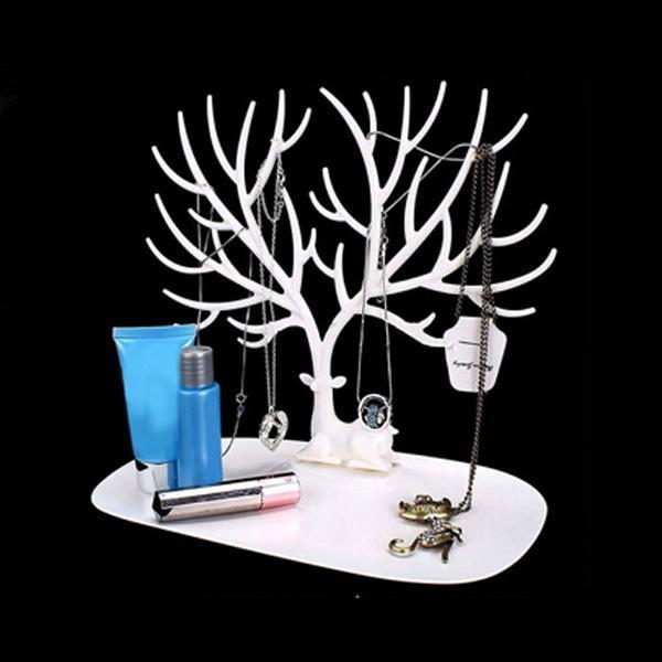 Geyik Tasarımlı Takı Standı Beyaz - Image 1