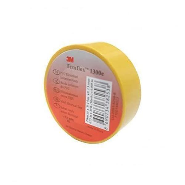 3m Temflex Sarı İzole Elektrik Bant 18 mm - Image 1