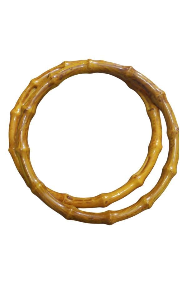 Çanta Sapı Akrilik Yuvarlak Hardal - Image 1