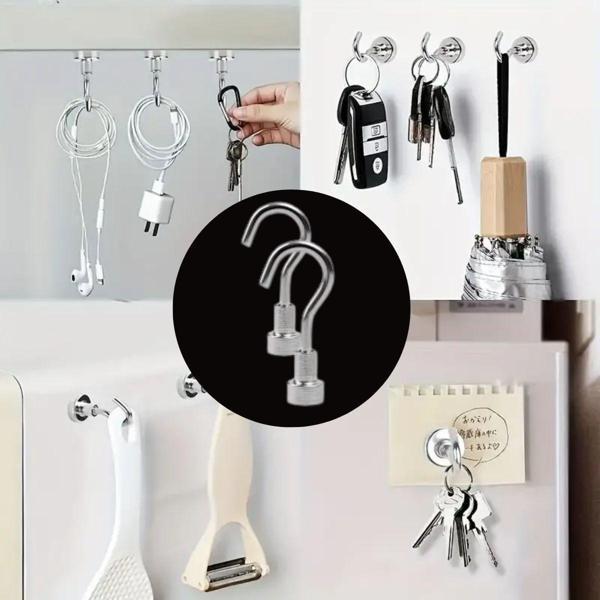 BUFFER® Güçlü Manyetik Mutfak,Banyolar İçin Çok Amaçlı 2'li Magnet Askı - Image 1