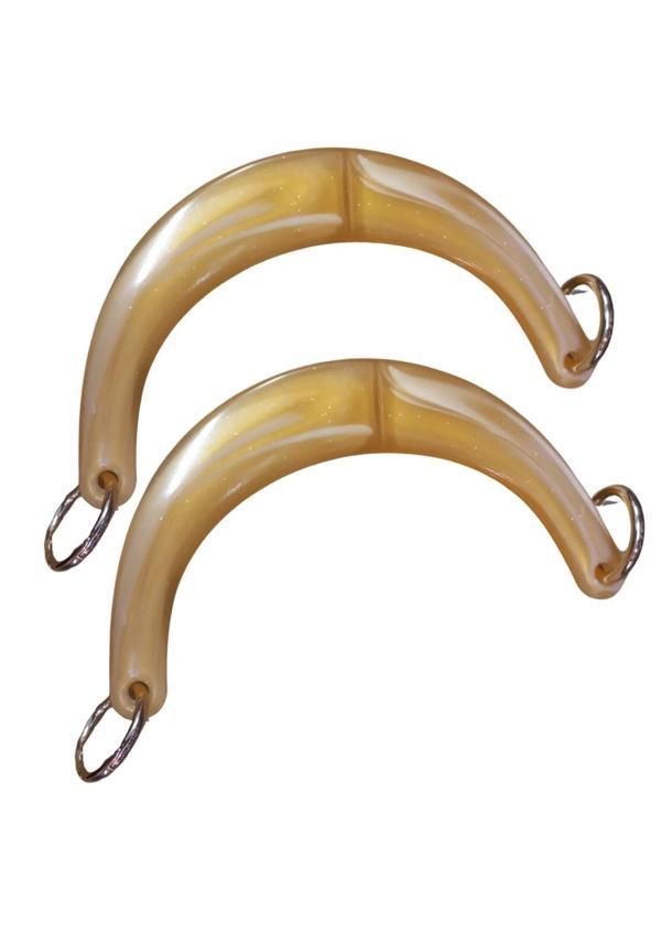 Çanta Sapı Ay Model Bal Rengi 17 cm - Image 1