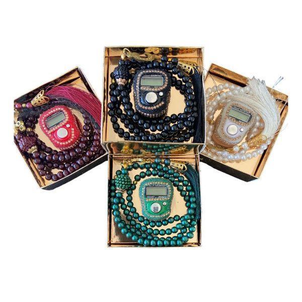 Taşlı Zikirmatik Tesbih Seti - Image 1