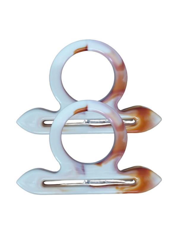 Çanta Sapı Çapa Model Kahverengi - Beyaz 18 cm - Image 1