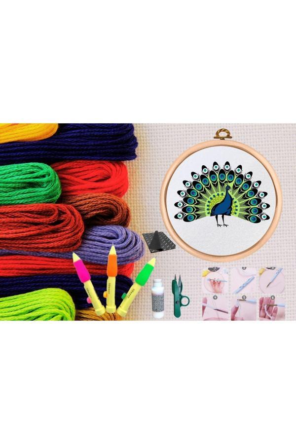 Punch Seti Nakış Seti Kasnaklı Kendin Yap Seti Seri 14 - Image 1