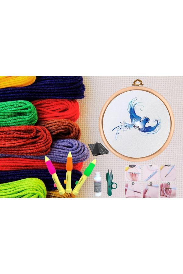 Punch Seti Nakış Seti Kasnaklı Kendin Yap Seti Seri 19 - Image 1