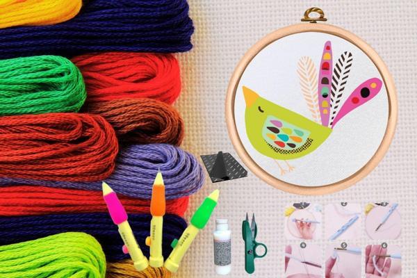 Punch Seti Nakış Seti Kasnaklı Kendin Yap Seti Seri 21 - Image 1