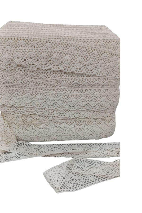 Kopanaki Dantel en 4 cm Krem 1 Metre - Image 1