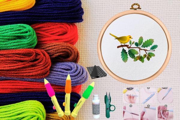 Punch Seti Nakış Seti Kasnaklı Kendin Yap Seti Seri 31 - Image 1