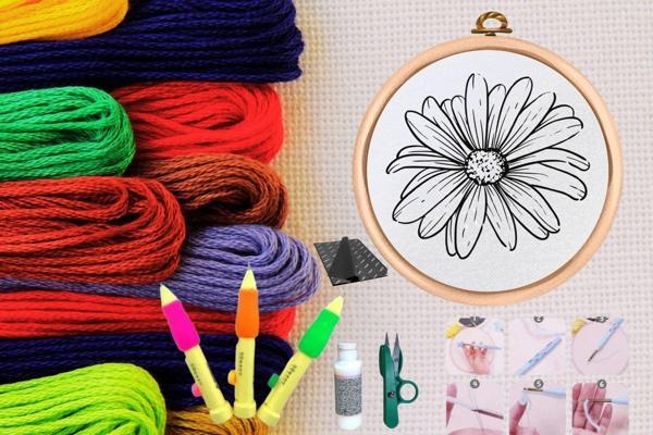 Punch Seti Nakış Seti Kasnaklı Kendin Yap Seti Seri 32 - Image 1