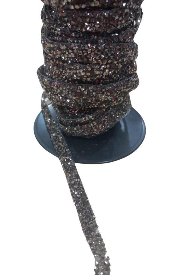 Silikonlu Yapıştırma Taş Şerit 2 cm Siyah 10 Metre - Image 1