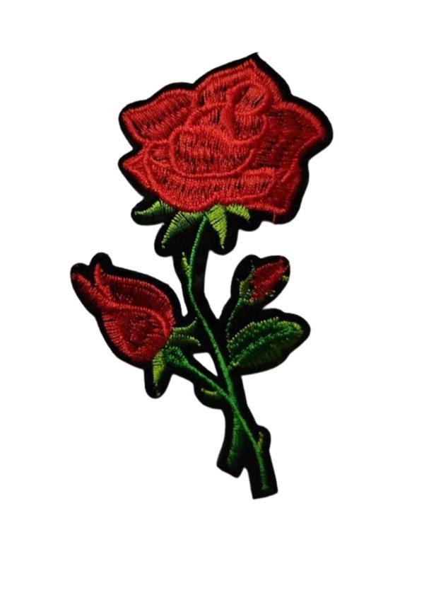 Aplike Ütü İle Yapışan Gül Büyük Arma 15x5 cm - Image 1