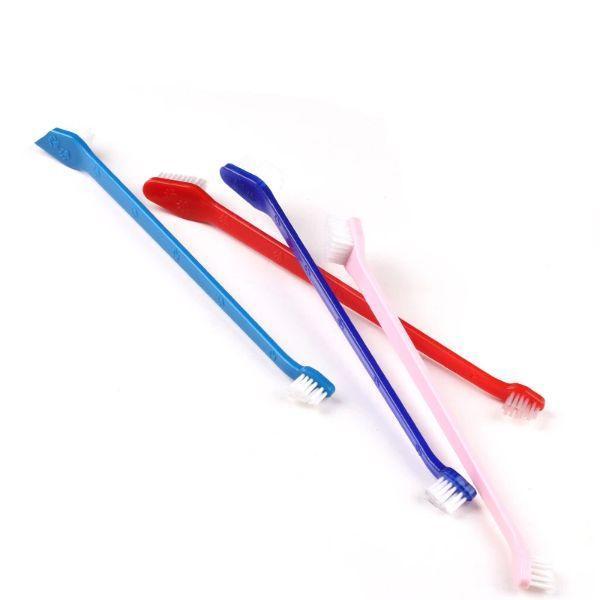 Plastik Köpek Diş Fırçası 4 Adet - Image 1