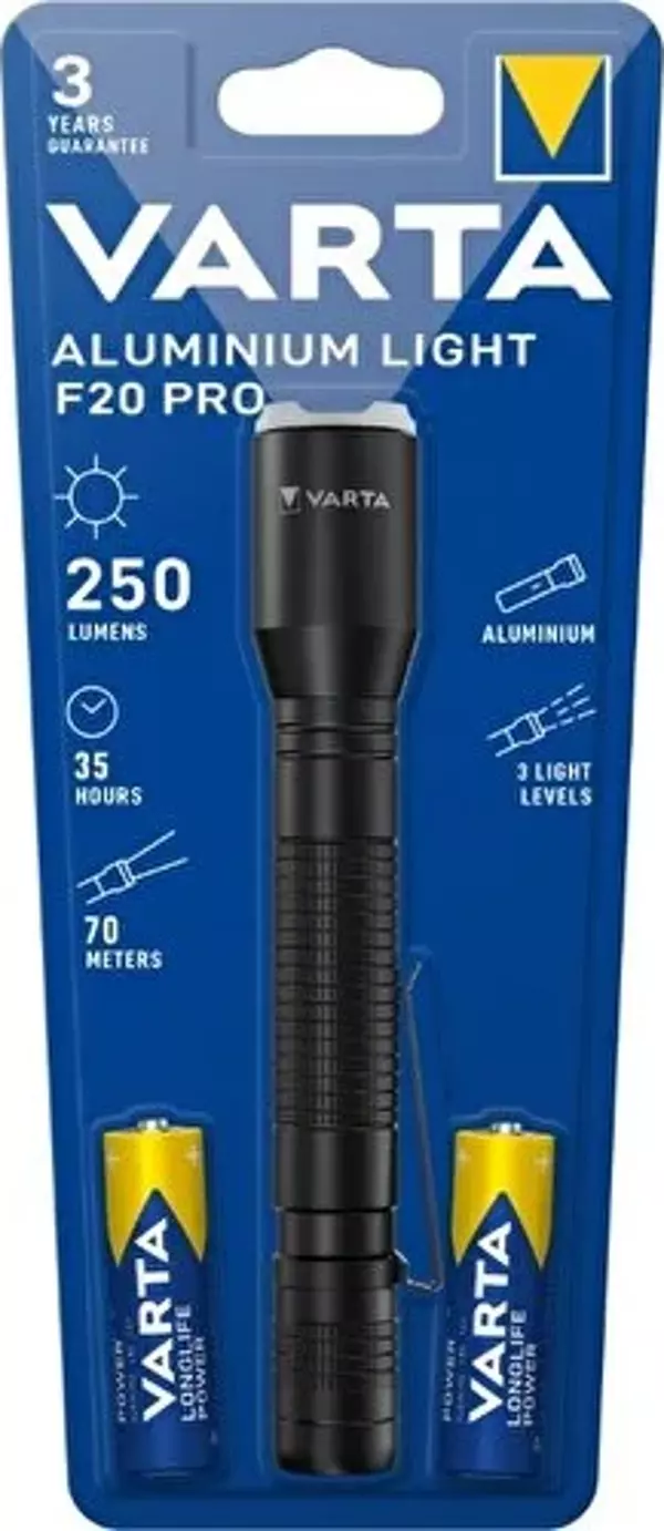Varta Indestructible F20 Pro Pilli El Feneri 2AA - Image 1