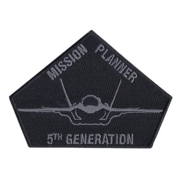 Aplike Ütü İle Yapışan Mission Planner Siyah Arma 6 cm - Image 1