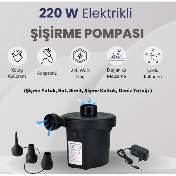 İki Yönlü Elektrikli Hava Pompası - Image 1