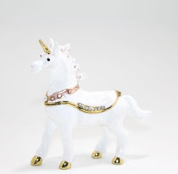 Swarovski Taşlı Tekli Unicorn Figürü  - Image 1