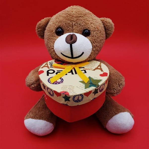 Hediyelik Kahverengi Kutulu Ayıcık - Image 1