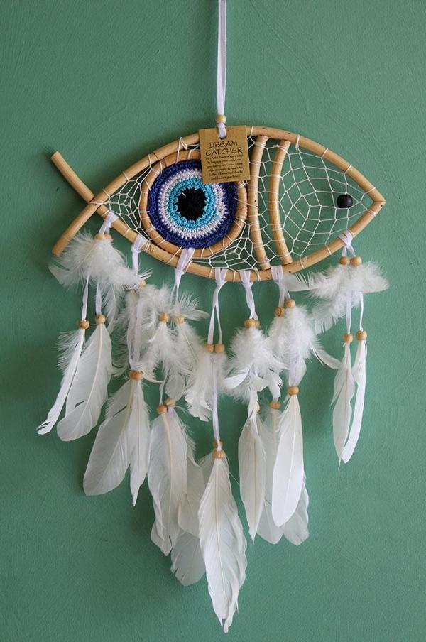 Rüya Kapanı Dream Catcher Balık Tasarımı - Image 1