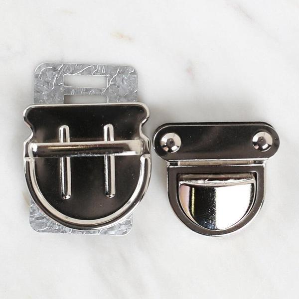 Loren Metal Çanta Kilidi Gümüş - Image 1